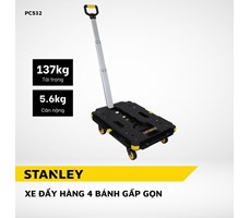 Xe đẩy hàng 4 bánh gấp gọn Stanley PC532 – tải trọng 137Kg 