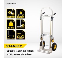 Xe đẩy hàng chuyển đổi 2 – 4 bánh Stanley MT515 