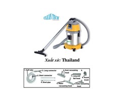 Máy hút bụi công nghiệp CleanTech CT 115 (01 Motor)  