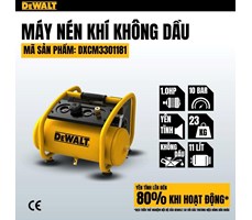 Máy nén khí không dầu 11L DeWALT DXCM3301181