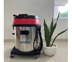 Máy hút bụi công nghiệp khô ướt 60 Lít thùng inox Anko AS60-2P