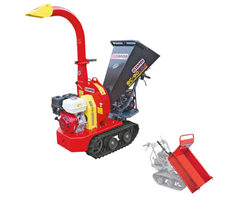 Máy băm gỗ bánh xích chạy xăng Zanon BC 90 Cingo