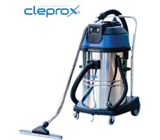 Máy hút bụi công nghiệp khô và ướt CleproX X2/70 thùng inox