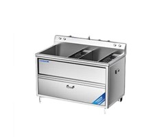Máy rửa rau củ khử khuẩn 2 bồn 1.5m CHINENG CN-YSJK-QXS1500