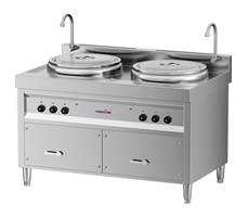 Bếp luộc mì đa năng công nghiệp CHINENG CN-8146-STL-D50×2-12