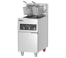 Bếp chiên nhúng 2 giỏ 2 ngăn dầu CHINENG CN-YDE-IDZL-18/380-2C-JJ