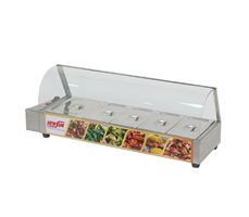 Bàn hâm nóng thức ăn có kính OKASU HBM-150 