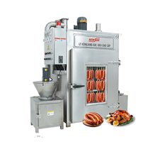 Lò xông khói thực phẩm 150kg/mẻ OKASU NS-YX-150 