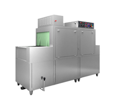 Máy rửa bát băng chuyền kết hợp giá kệ Dolphin DS-2G 