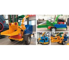 Máy băm cành cây sân vườn cỡ lớn di động HY-6130