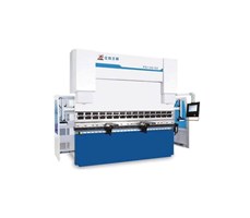 Máy chấn kim loại tấm thủy lực CNC điện-thủy lực WE67K