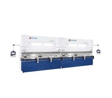 Máy chấn kim loại tấm thủy lực liên kết máy CNC kép dòng WE67K