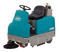 Xe quét sàn mini chạy bằng pin ngồi lái Tennant 6100