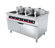 Nồi nấu súp âm tường 6 đầu đốt nhà hàng LT-D300VI-B105