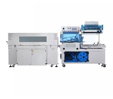 Máy đóng gói màng co nhiệt hoàn toàn bằng điện Hualian BSF-5640LG + BS-5030X