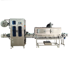 Máy đóng gói dùng điện, dán nhãn tự động cho lon, chai, màng co nhiệt DW240 