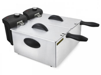 Bếp chiên nhúng dùng điện đôi Berjaya BJY-EDDF35-A