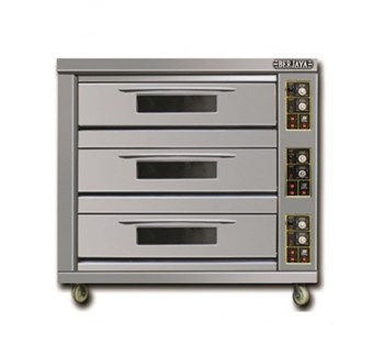 Lò nướng 3 tầng 9 khay Berjaya BJY-G270-3BD dùng gas