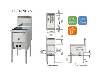 Bếp chiên FUJIMARK FGF18NB75