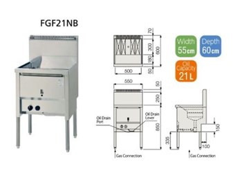 Bếp chiên FUJIMARK FGF21NB