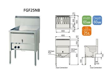 Bếp chiên FUJIMARK FGF25NB