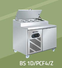 TỦ PIZZA COUNTER 1M2 BERJAYA BS 1D/PCF4/Z