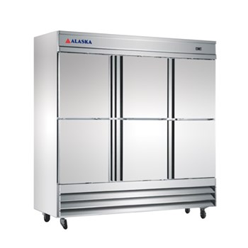 Tủ mát 6 cánh inox Alaska F6C