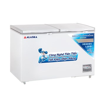 Tủ đông 2 cửa nắp đỡ Alaska HB-550C