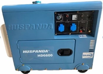 Máy phát điện chạy dầu giảm âm HUSPANDA HD6600