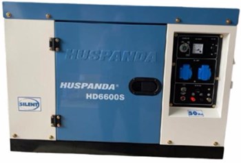Máy phát điện chạy dầu giảm âm HUSPANDA HD6600S