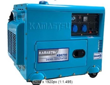 Máy phát điện chạy dầu giảm âm Kamastsu KD-6700