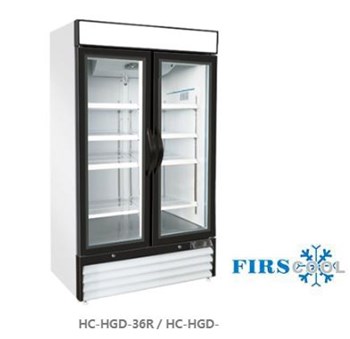 Tủ mát 2 cánh kính cửa kéo FIRSCOOL HC-HGD-36R