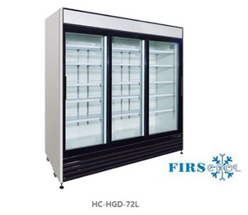 Tủ mát 3 cánh kính cửa trượt FIRSCOOL HC-HGD-72L