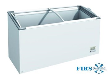 Tủ đông nắp kính cong xiên Firscool G-F298 OCG