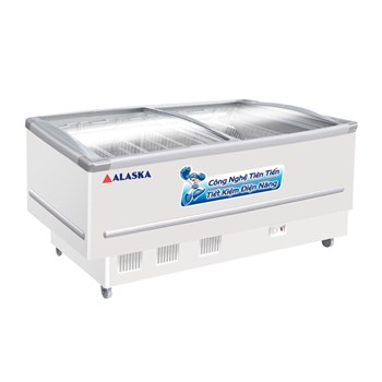 Tủ Đông Alaska KN-400 400 Lít 2 Kiếng Lùa Cong