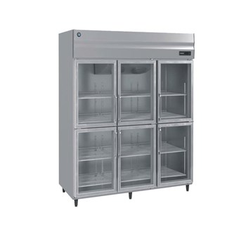 Tủ mát đứng 6 cánh kính sưởi Hoshizaki HR-188MA-SG