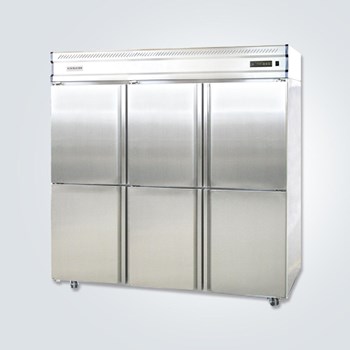 Tủ đông mát 6 cánh inox Sinmag SFCD-6