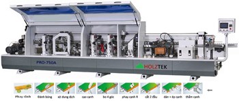 Máy dán cạnh tự đông Holztek PRO-750A