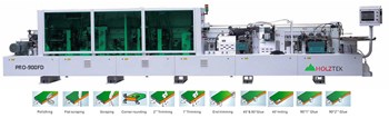 Máy dán cạnh tự đông 9 chức năng Holztek PRO-900FD