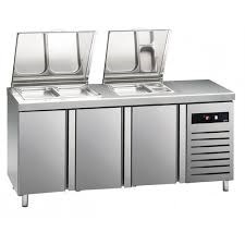 BÀN MÁT INOX PIZZA ASBER 428 LÍT GTS-180 LLR