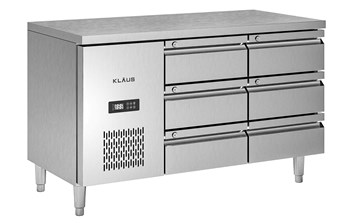 Bàn mát inox 6 ngăn kéo Klaus KDC-1.1-2W