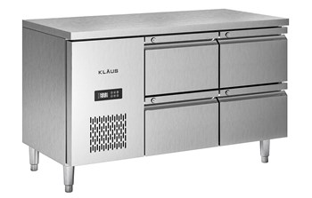 Bàn đông inox 4 ngăn kéo Klaus KDF-1.1-2N