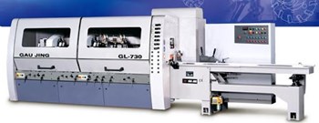 Máy bào 4 mặt 7 trục dao CNC GL 730