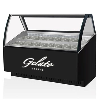 Tủ trưng bày kem gelato Skipio SGC-1500F