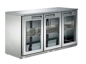 Tủ mát mini bar 3 cánh Kolner MG60L3W (Quạt gió)