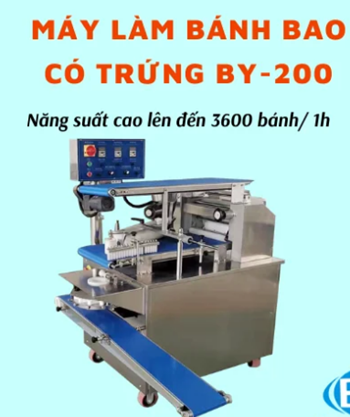 Máy làm bánh bao có trứng BY-200