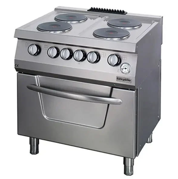 Bếp âu 4 họng có lò nướng dùng điện Ozti OSOEF 8070           
