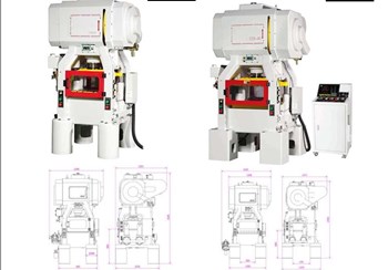 Máy dập tốc độ cao với giàn quay đơn CHS-25SP