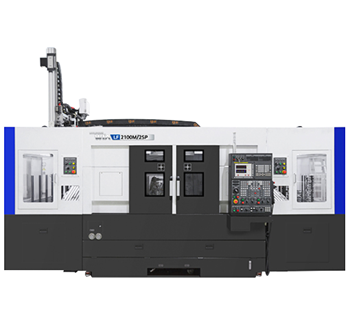 Máy tiện ngang CNC Hyundai Wia LF2100/2SP