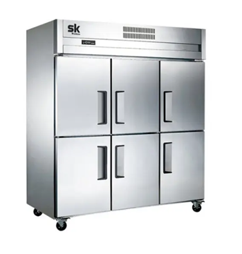 Tủ đông 6 cánh inox Sumikura SKI-18F6